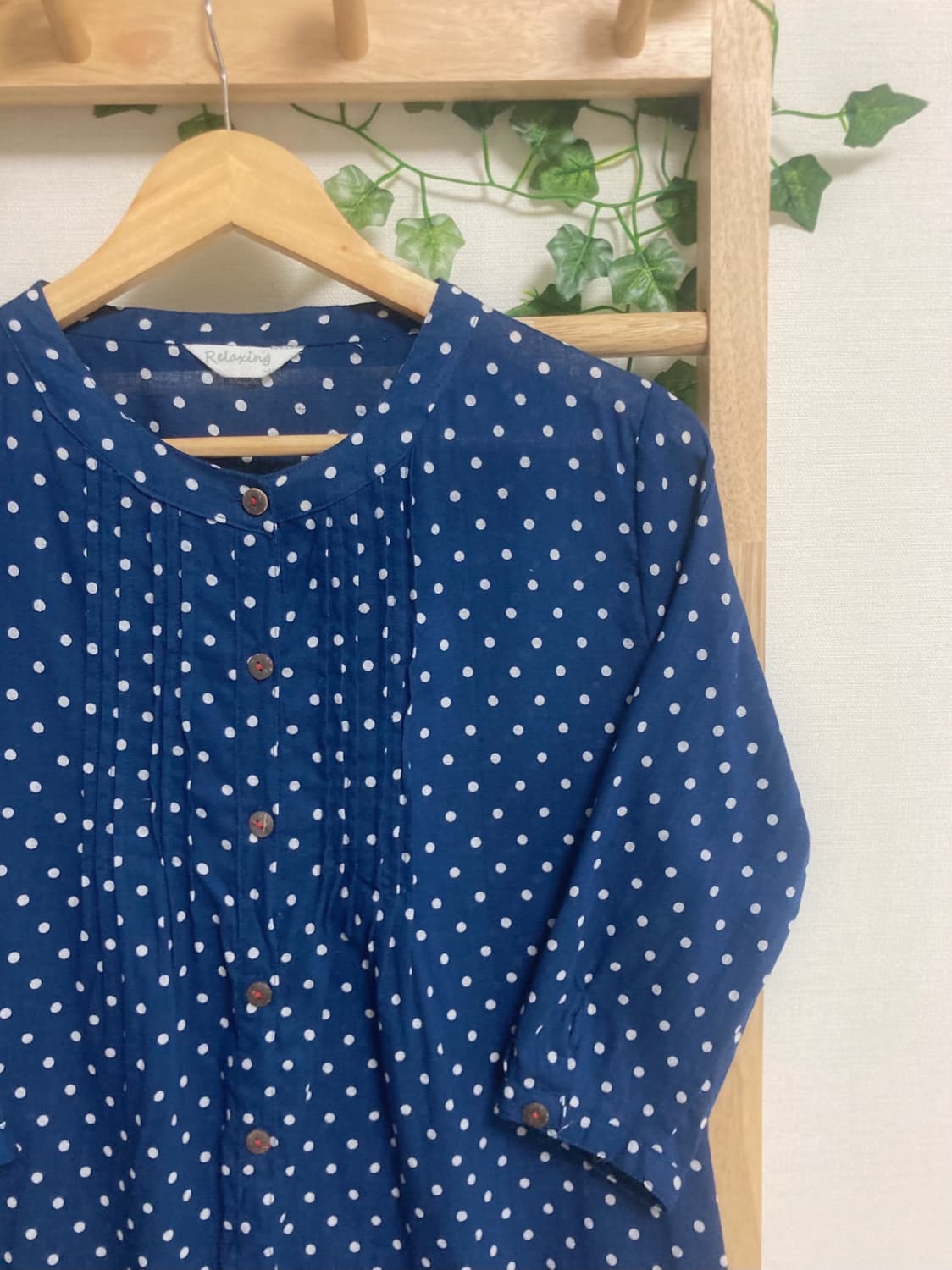 도트 블라우스 상품이미지3