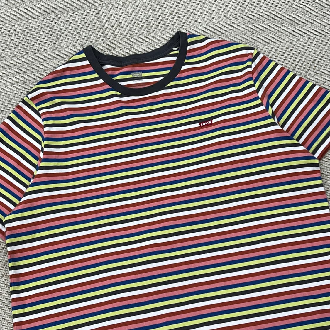 리바이스 스트라이프 반팔티 r3289 상품이미지3