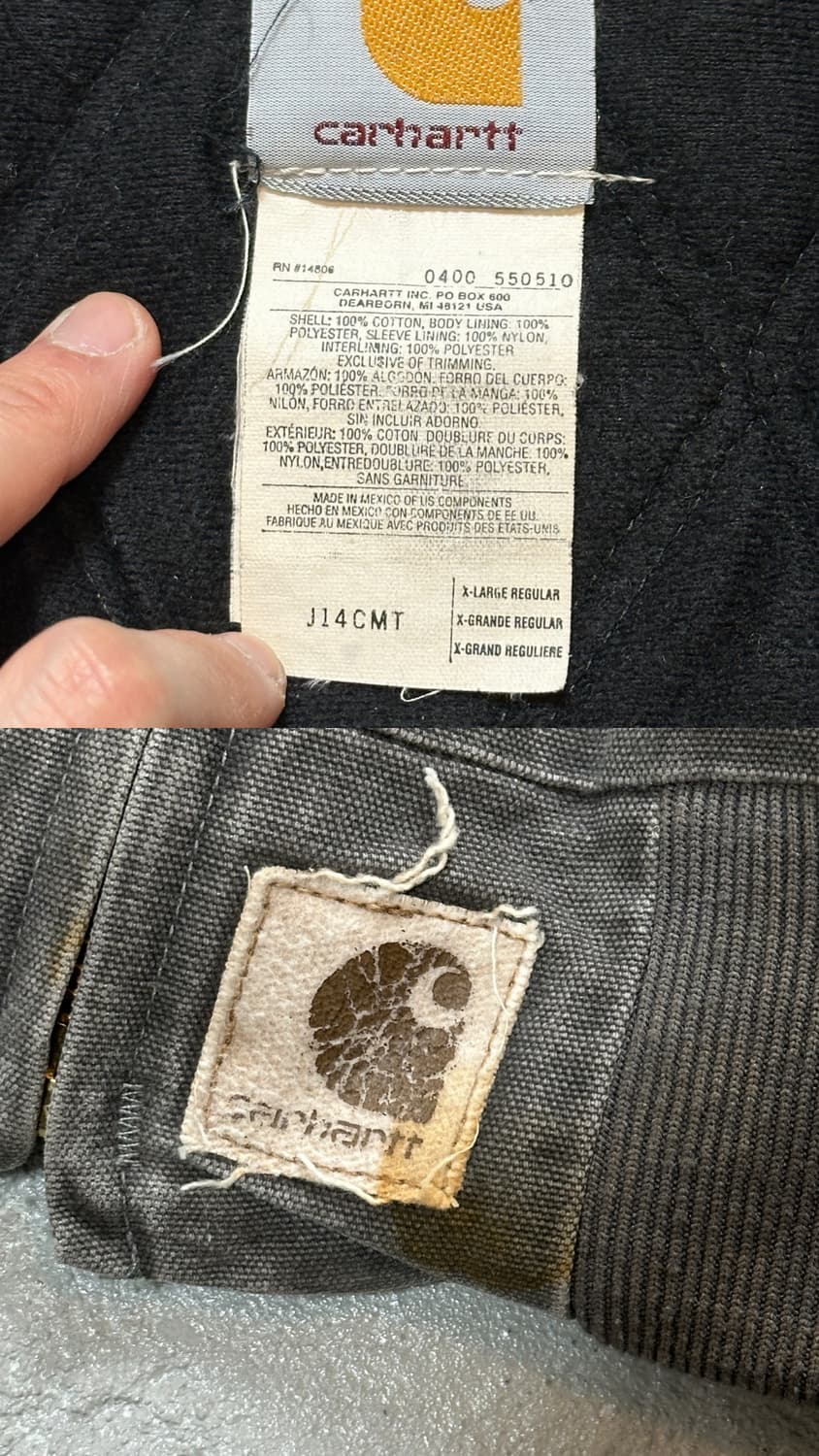 00's OG 칼하트 J14 산타페 칼하트 CMT 디트로이트 상품이미지9