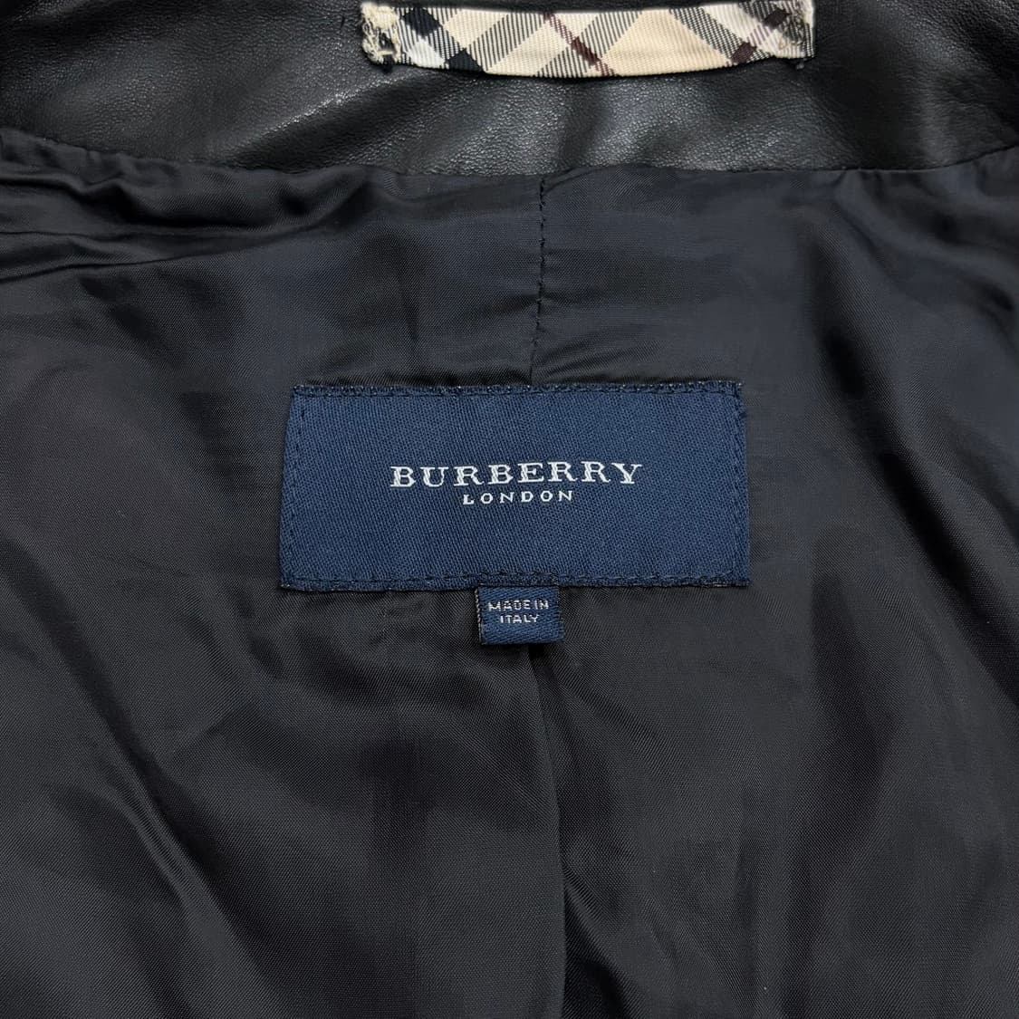 (한글택) 버버리 여성 가죽 레더 퀼팅 자켓 상품이미지4