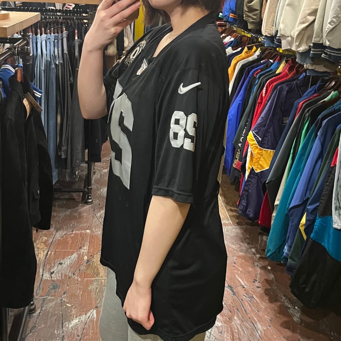 [HI] 나이키 NFL  레이더스 저지 블랙 상품이미지4