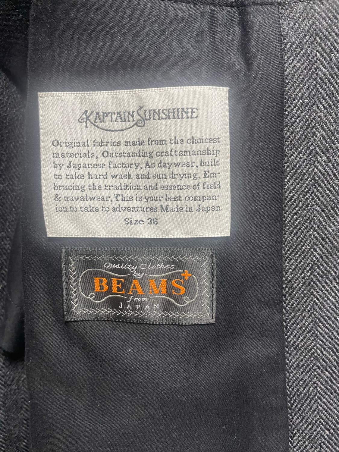 캡틴선샤인 x 빔즈+ 트레블러 코트 상품이미지3