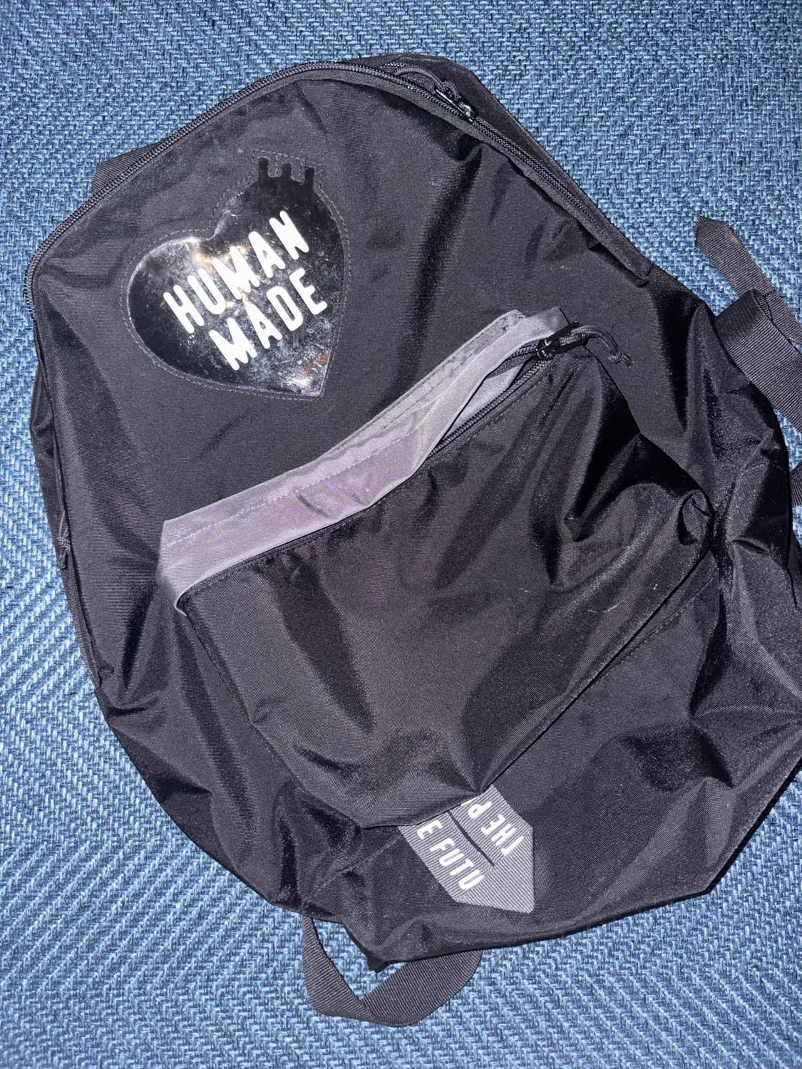 Human made backpack black 휴먼메이드 백팩 블랙 상품이미지2