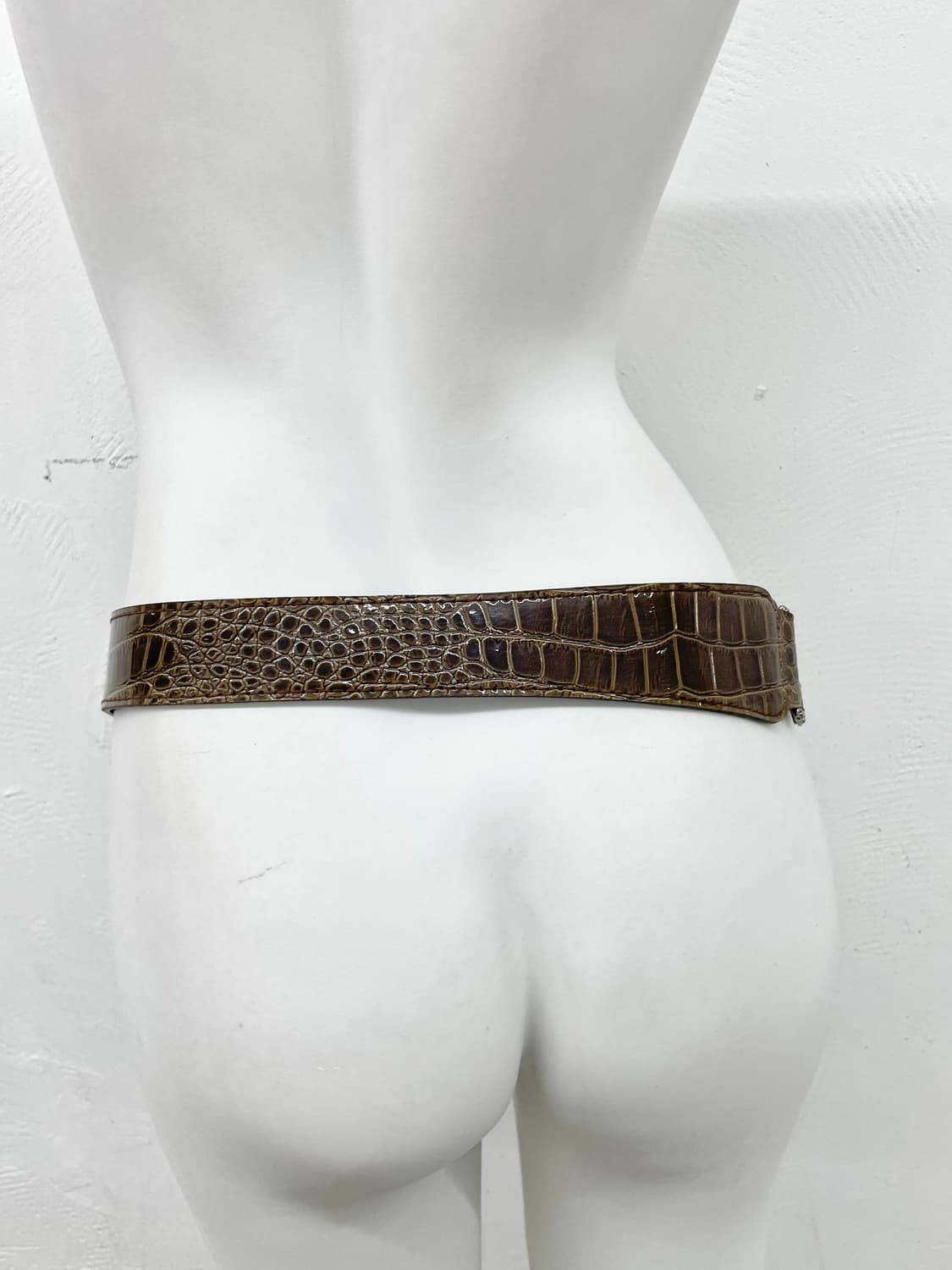 그런지 큐빅 스터드 와이드 벨트 상품이미지4