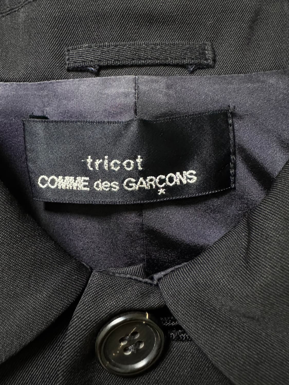  Comme Des Garcons tricot jacket black  상품이미지3