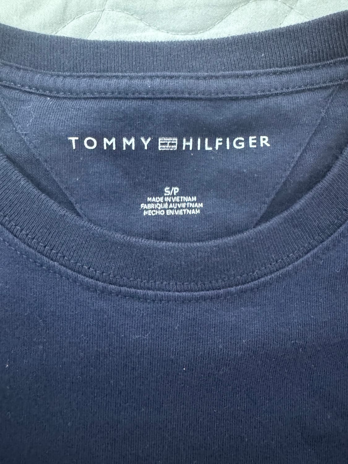 Tommy Hilfiger 타미힐피거 네이비 빈티지 티셔츠 S 상품이미지3