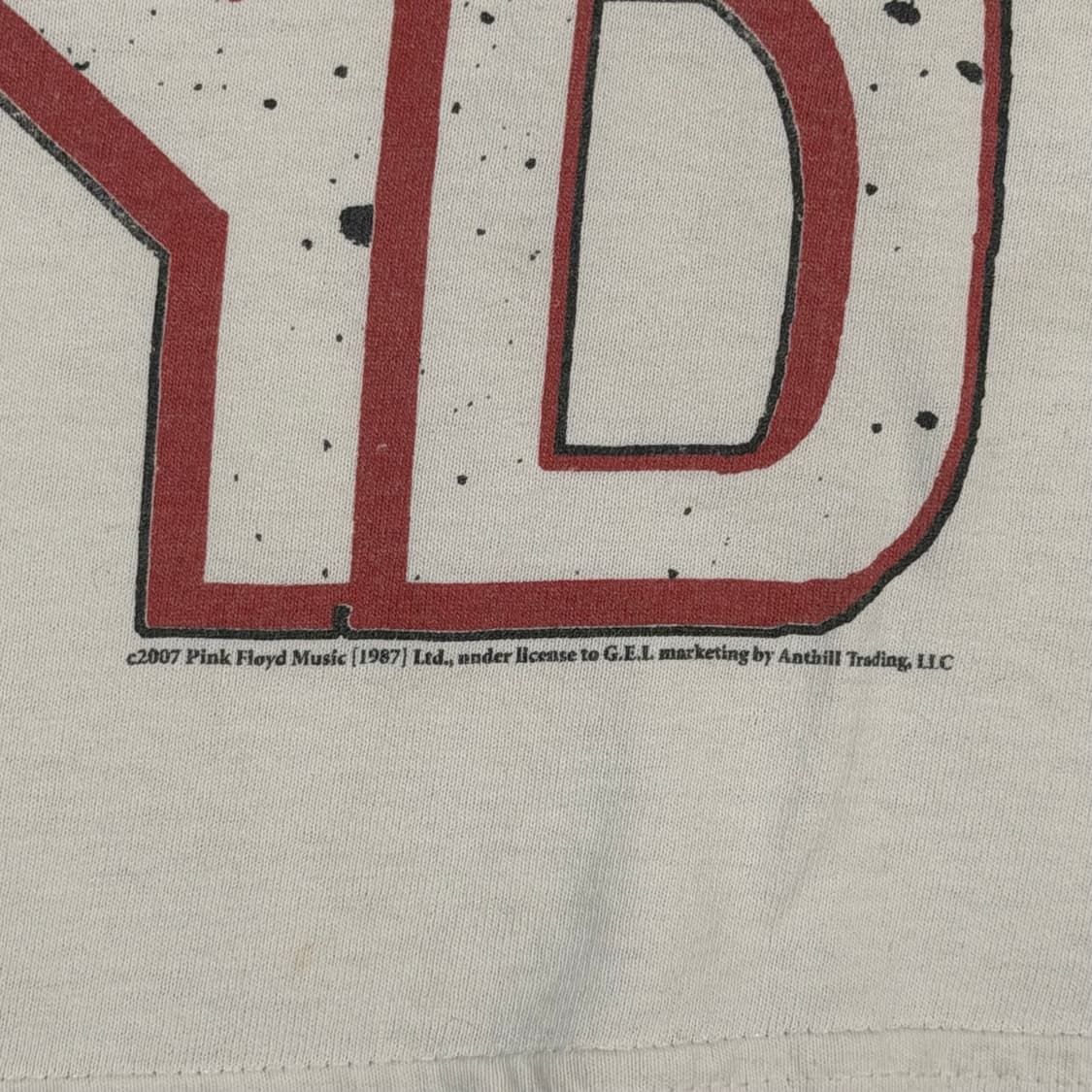 빈티지 00s Pinkfloyd 핑크플로이드 디비전벨 티셔츠 상품이미지5
