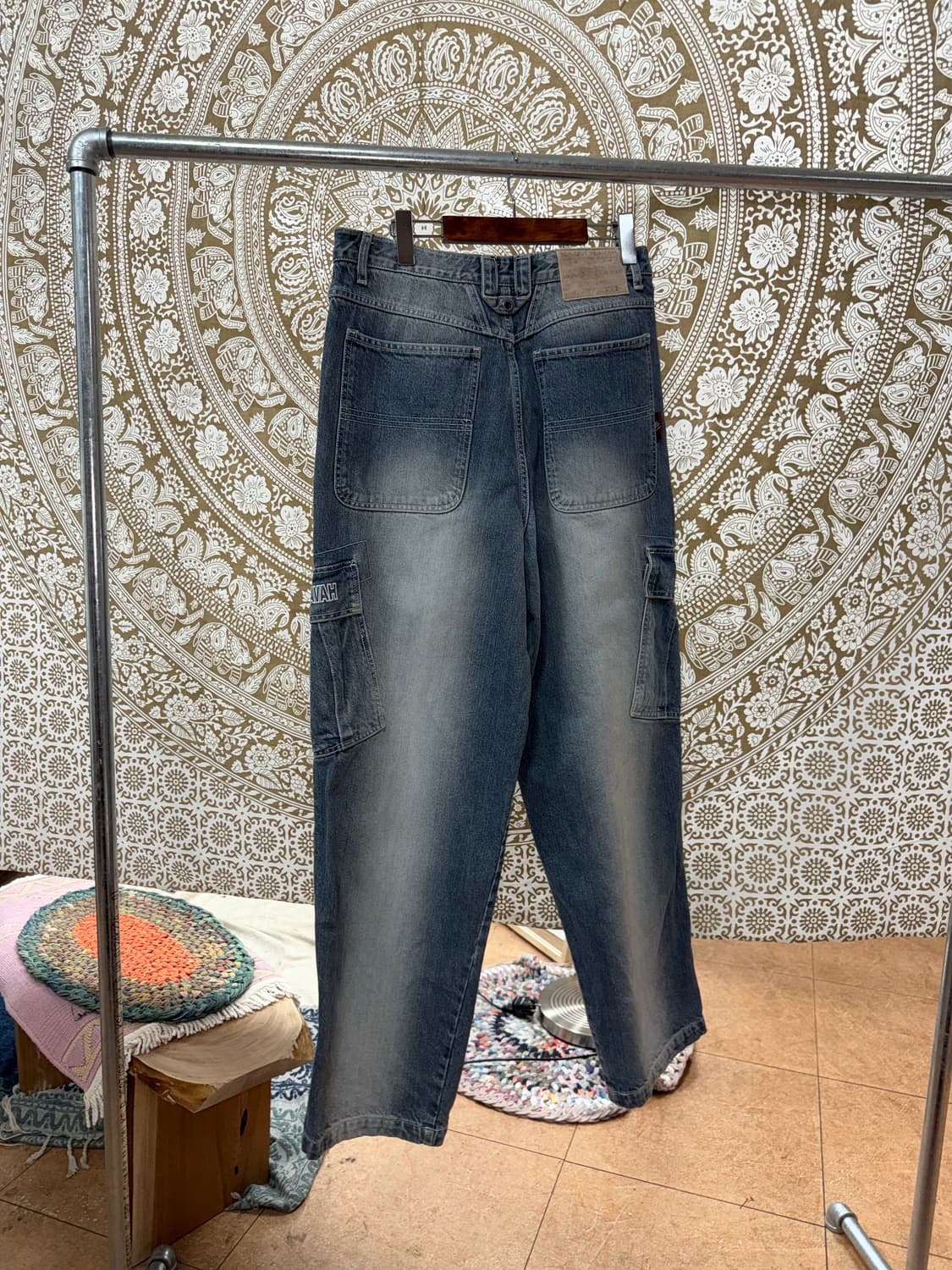 마자플라바 스트릿 연청카고데님팬츠  상품이미지5