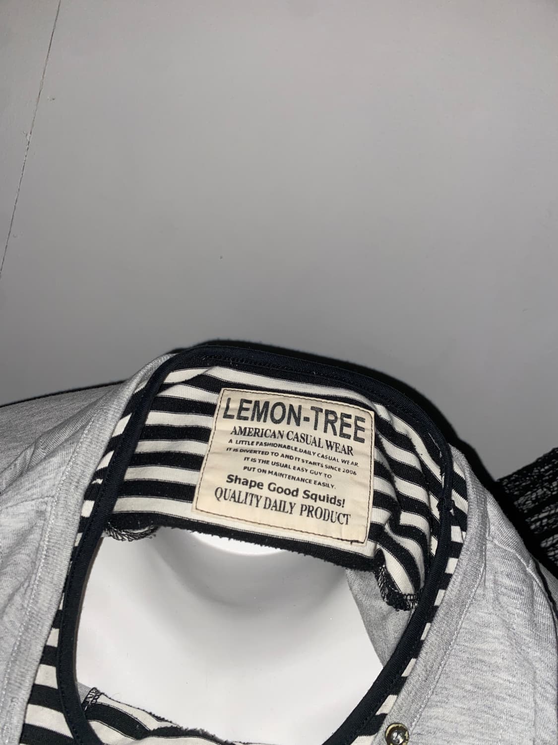 갸루 펑투케 스트라이프 롱슬리브 ໒꒱ 상품이미지7