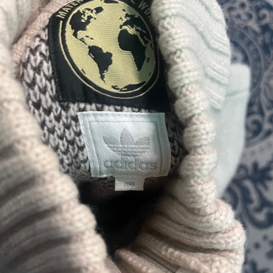 100 아디다스 캐나다 코위찬 니트집업/W2707 상품이미지4