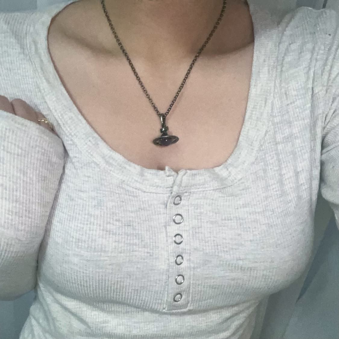 비비안웨스트우드 오리엔탈 orb 퍼플 목걸이 상품이미지8