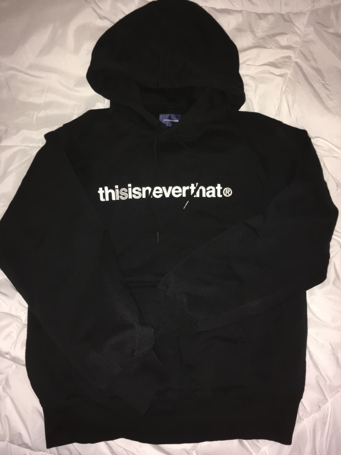 Thisisneverthat T-Logo Hoodie Black 상품이미지1