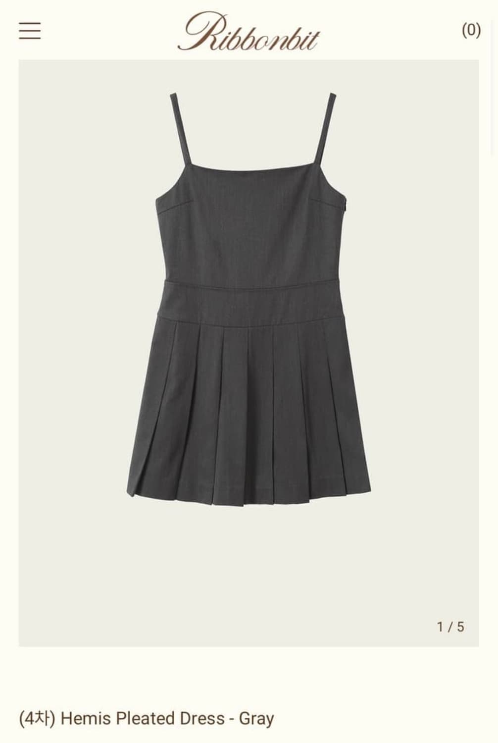 ribbonbit 리본빛 hemis pleated dress 상품이미지3