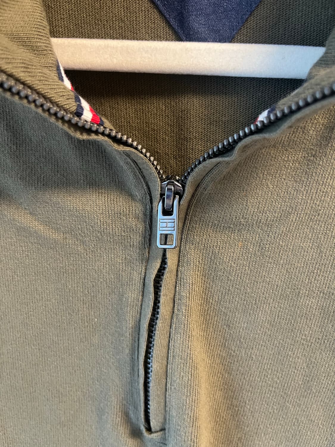 타미힐피거 니트 반집업 상품이미지4