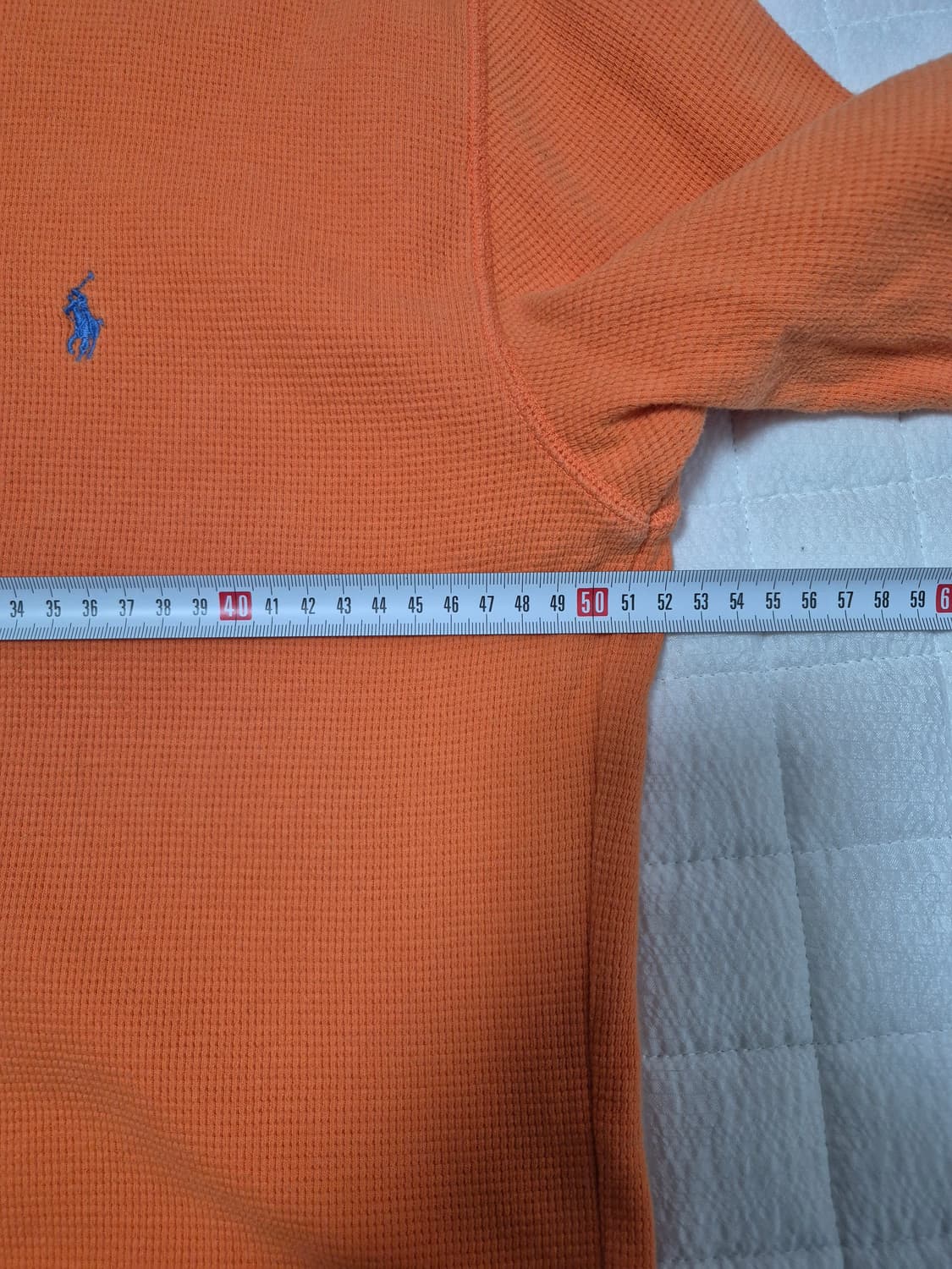 폴로랄프로렌 와플 긴팔티 오렌지색 남성 100사이즈 상품이미지6