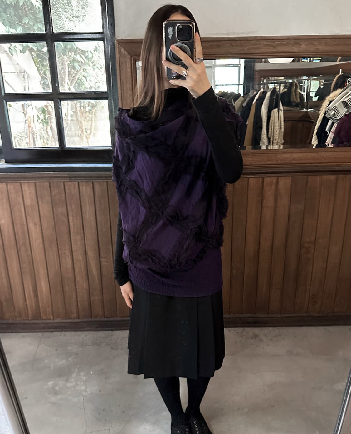 ISSEY MIYAKE ME purple fringe top 상품이미지4