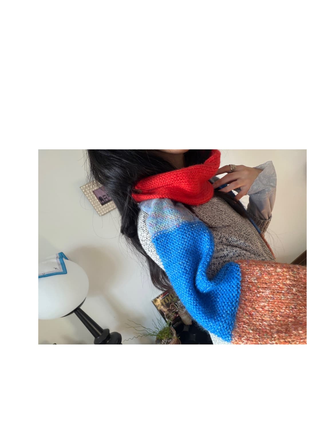 rainbow long muffler 상품이미지5