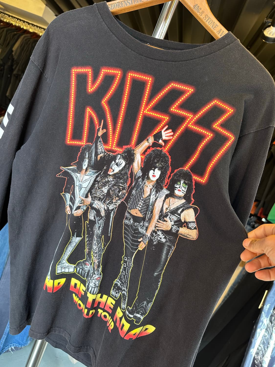 키스 KISS 락밴드 프린팅 롱슬리브 티셔츠 상품이미지4