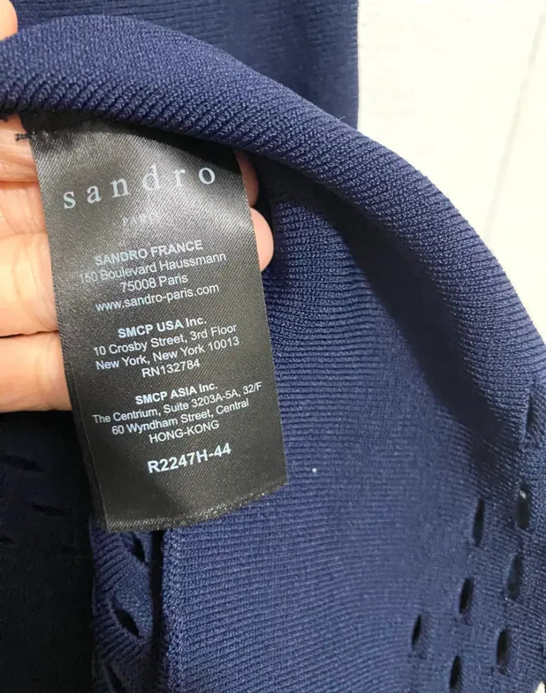 산드로 골지 니트 롱 원피스  상품이미지8