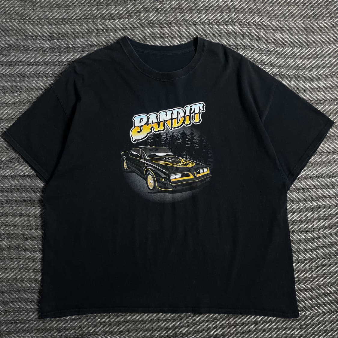 USA 오리지널 박시핏 BANDIT 레이싱 반팔 티셔츠 y 4975 상품이미지3
