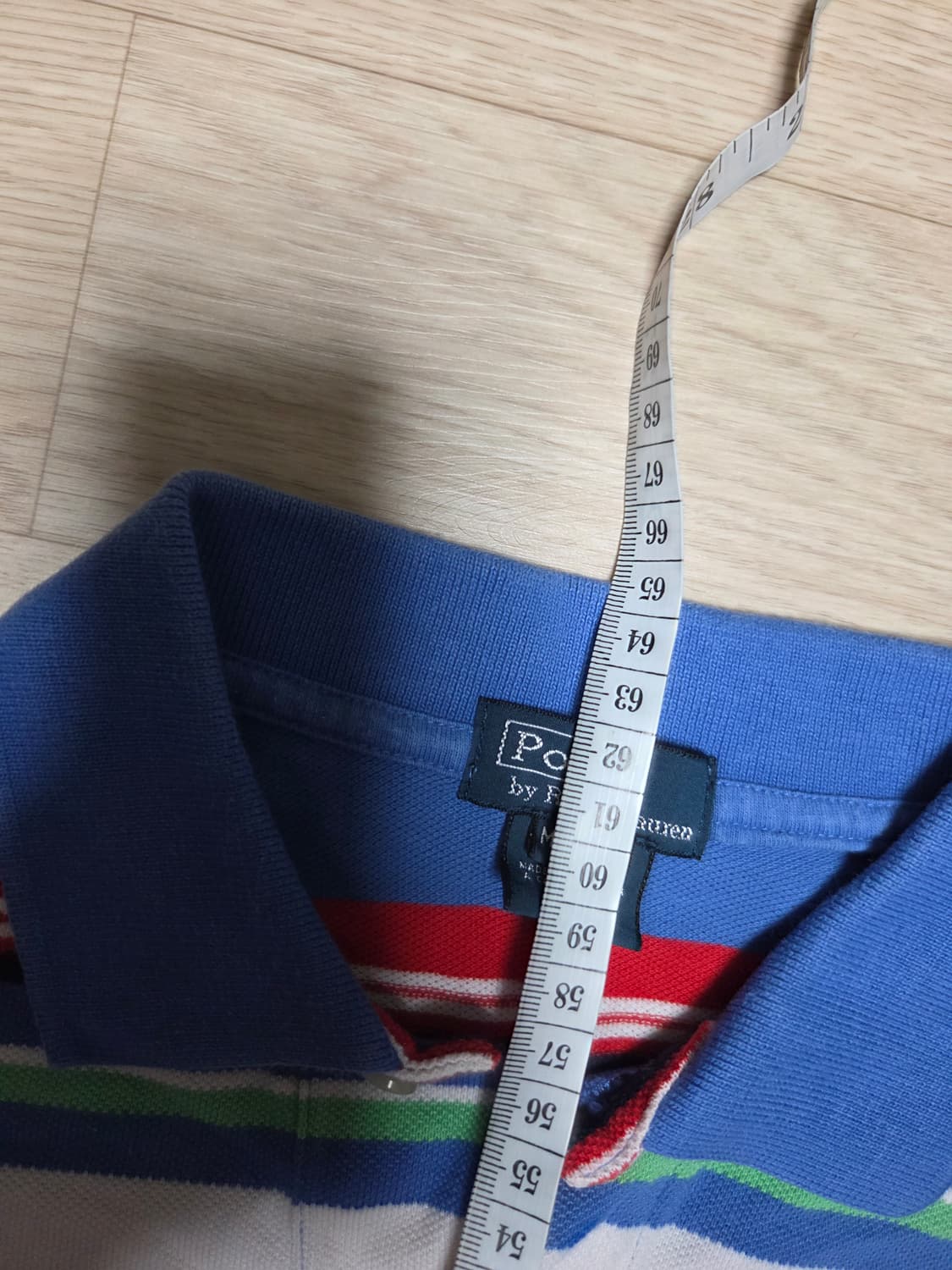 (여성)폴로 랄프로렌 스트라이프 카라티 반팔 티셔츠  상품이미지7