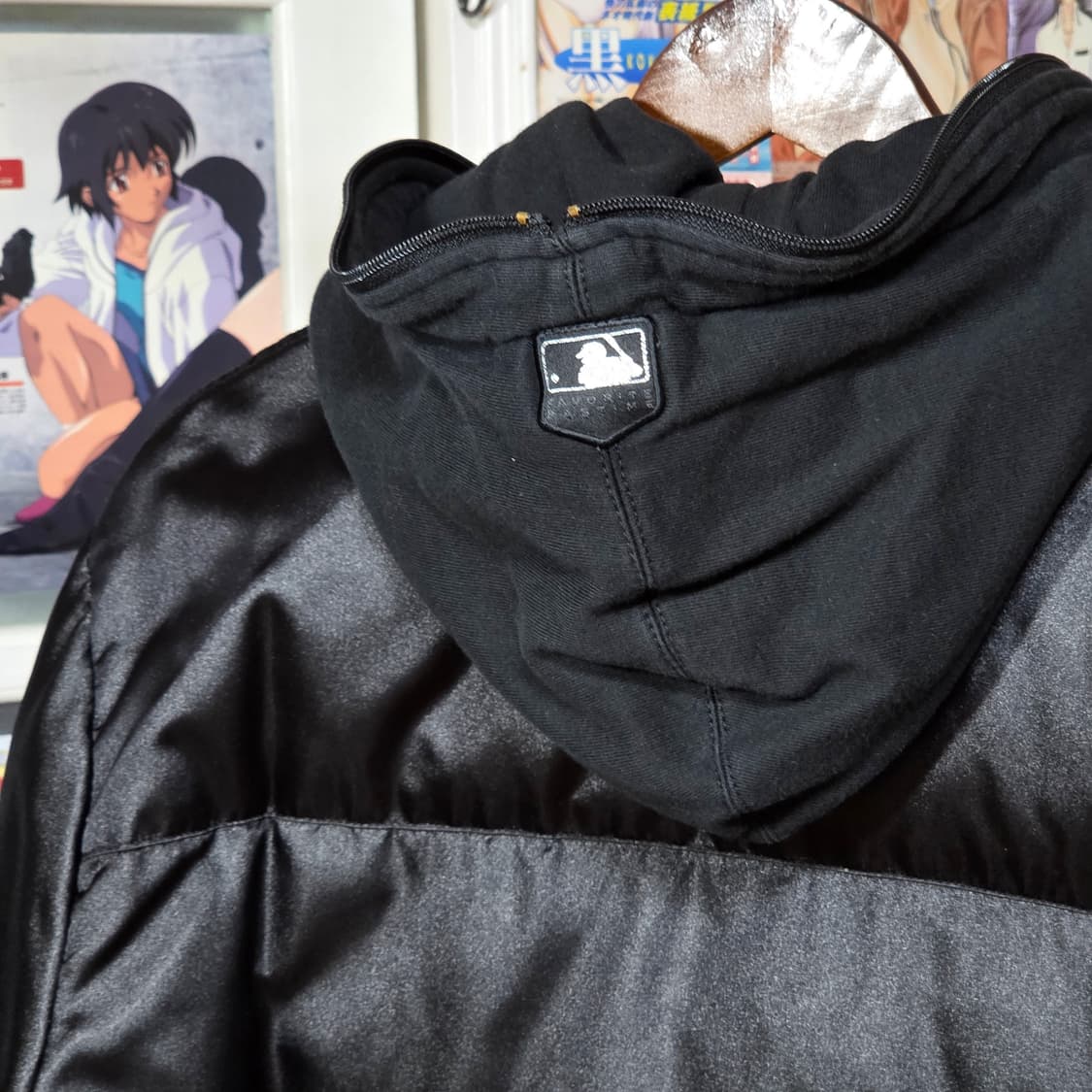 엠엘비 화이트 삭스 후드 레이어드 패딩 바시티 상품이미지8