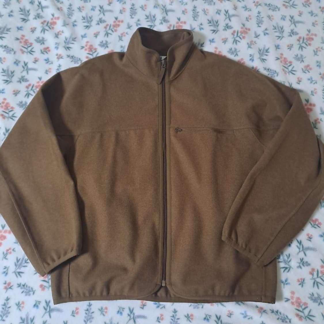 유니클로U 브러시드 저지 집업 블루종 상품이미지4