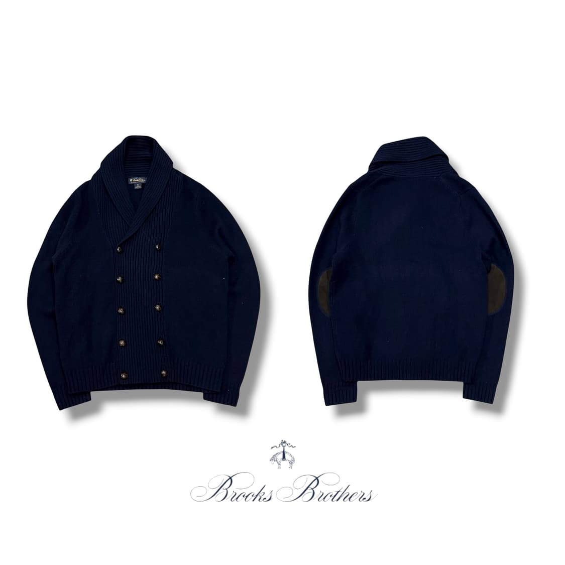 브룩스브라더스 숄카라 더블가디건 s08618 상품이미지1
