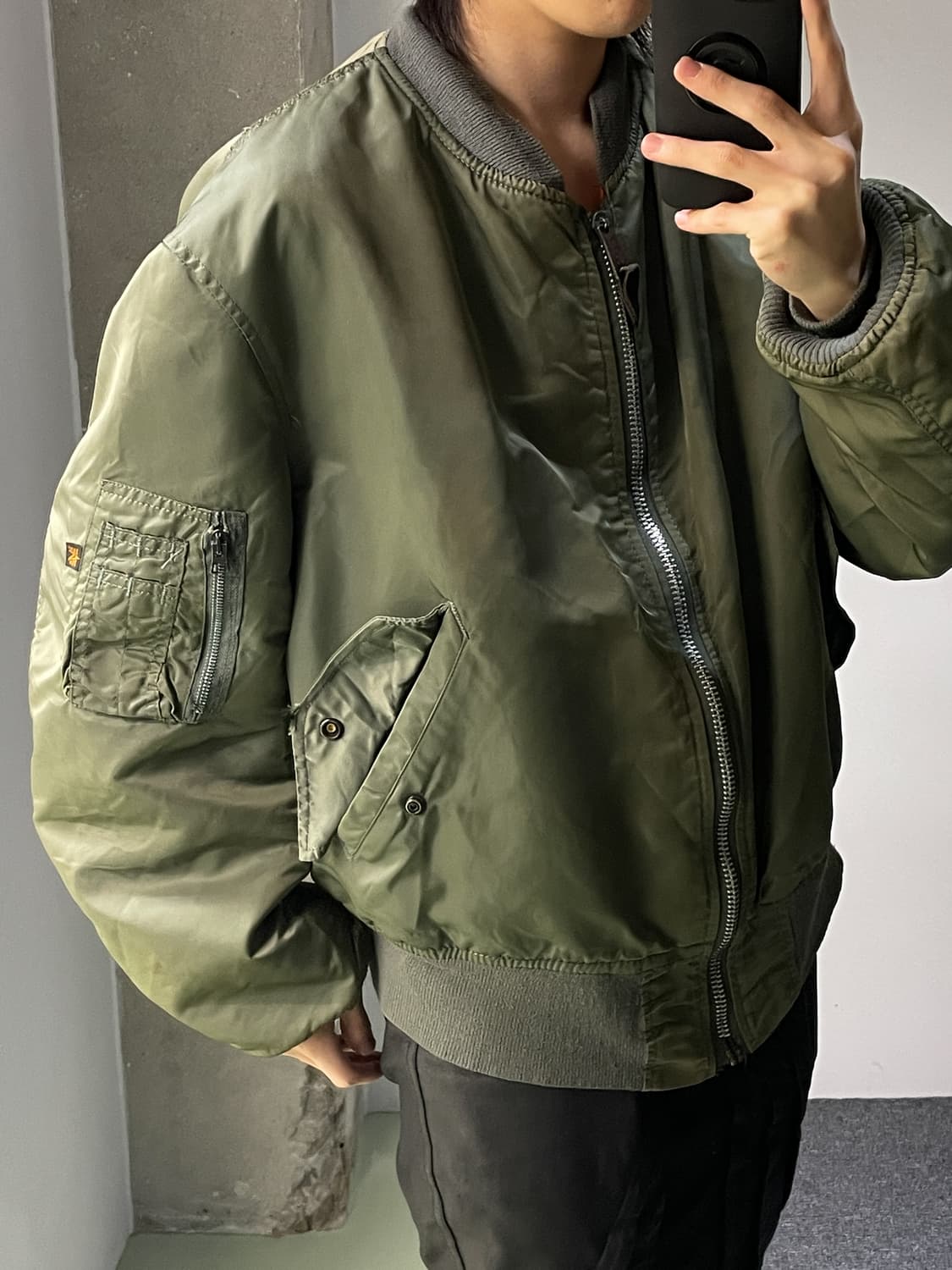 알파 인더스트리 USAF 플라이트 마원 자켓 상품이미지2