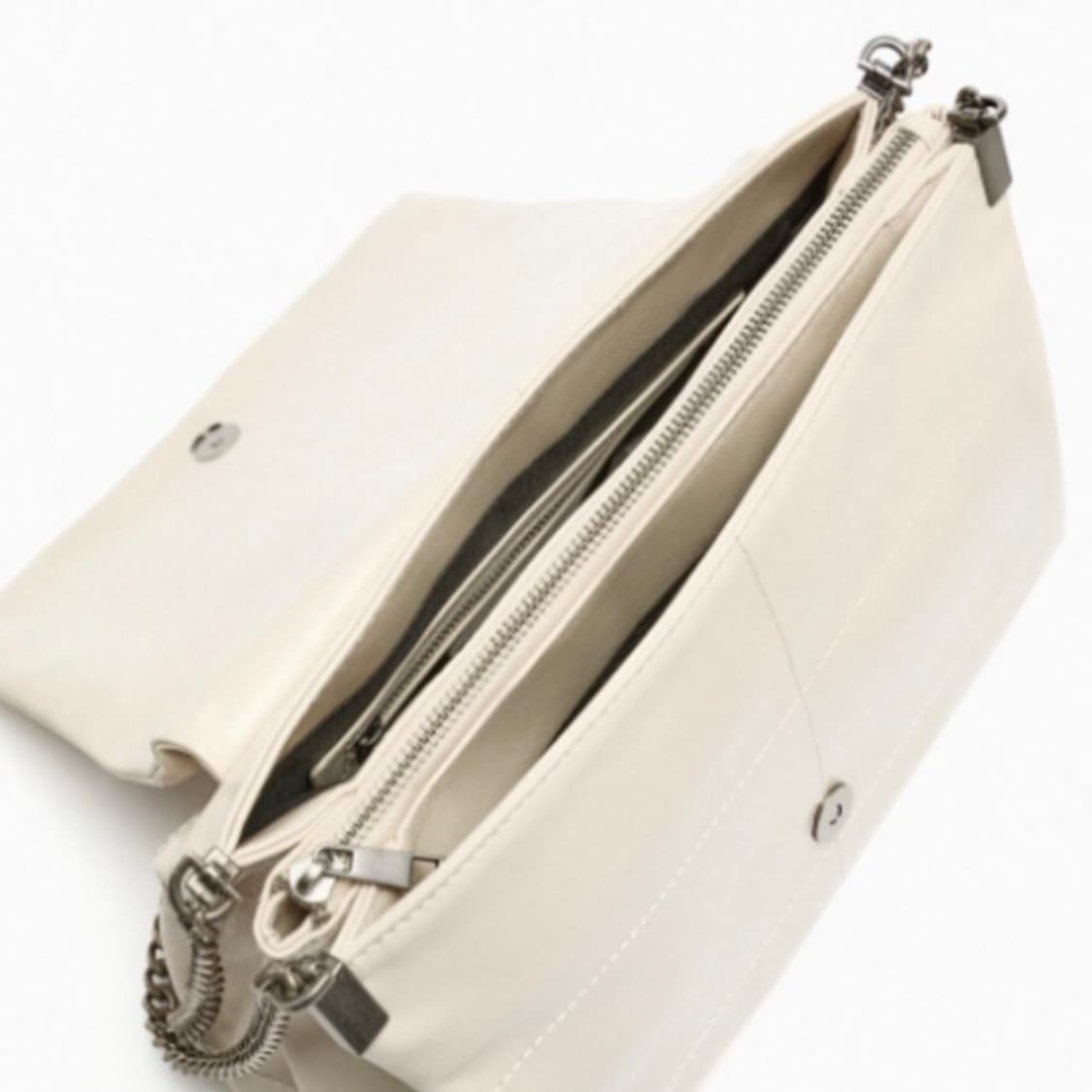 자라 락플랩백 숄더백 화이트 상품이미지2