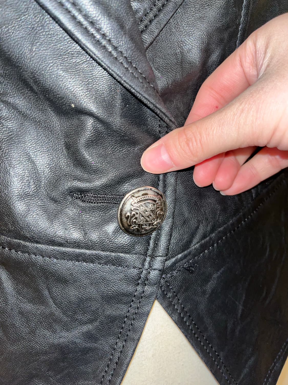 muzak leather jacket 상품이미지7