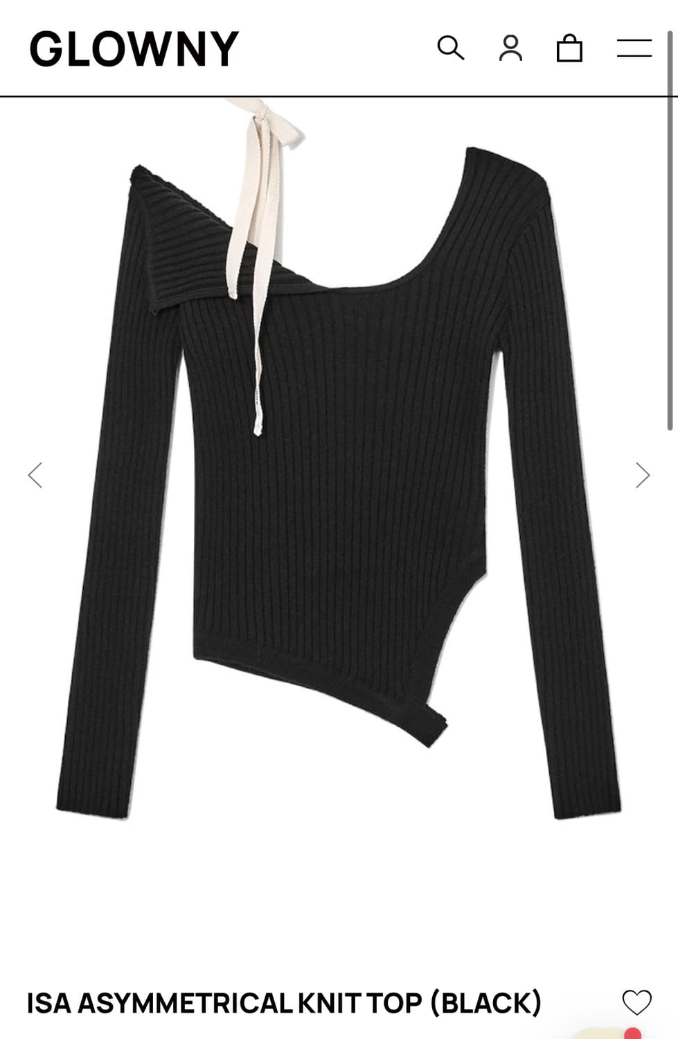 글로니 아이사 오프숄더 니트 상품이미지1