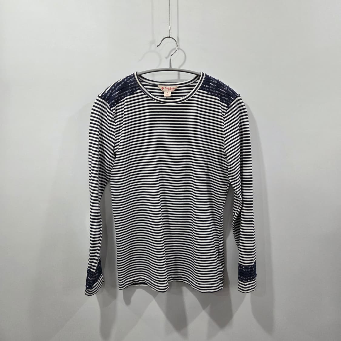 브룩스브라더스 우먼 스트라이프 롱슬리브 S 상품이미지1