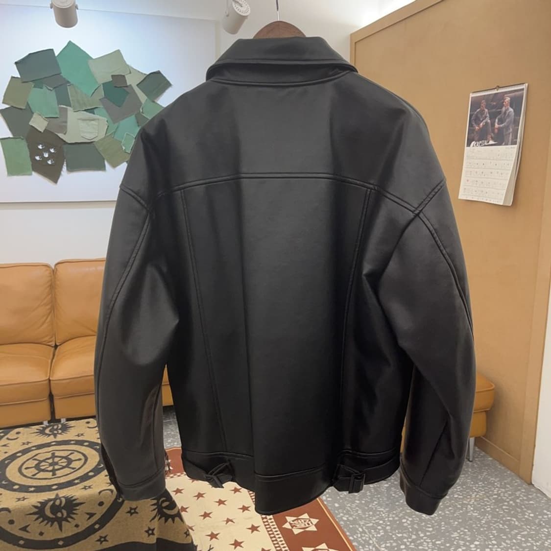 라퍼지스토어 스트릿힙 모던락시크 버핑레더 라이더자켓 M C08615 상품이미지4