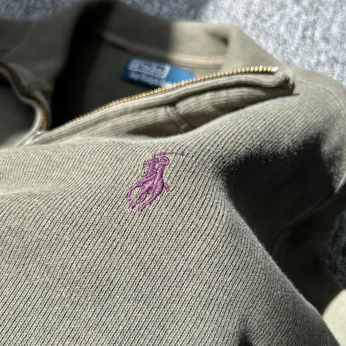 폴로 랄프로렌 카키 리메이크 하프집업 상품이미지6