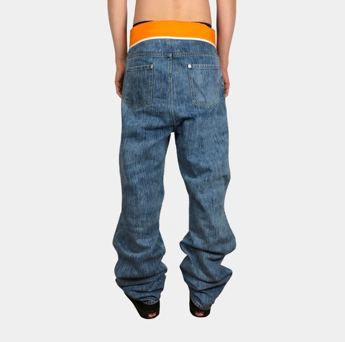 마르지엘라 스티치 콘트라스팅 밴드 스트레이트진 30사이 상품이미지8