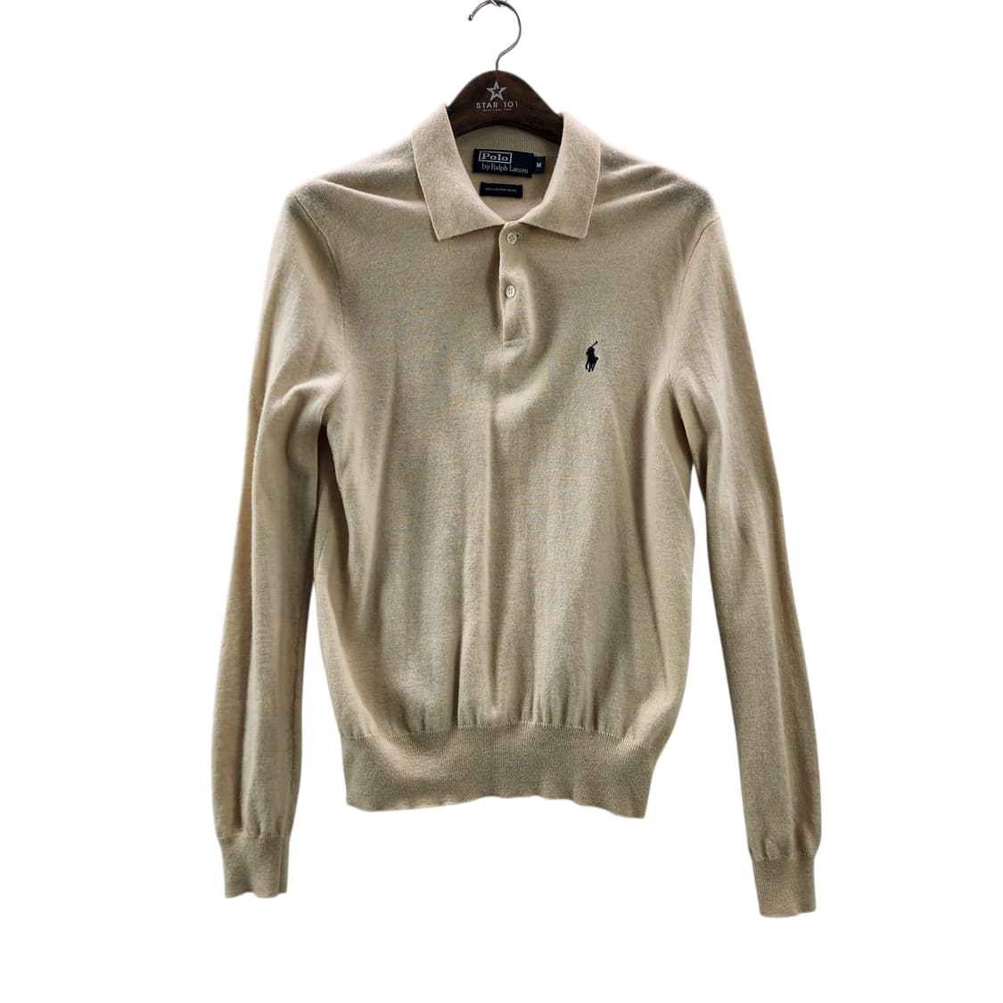 [M] 폴로랄프로렌 메리노울 카라넥 니트 상품이미지1