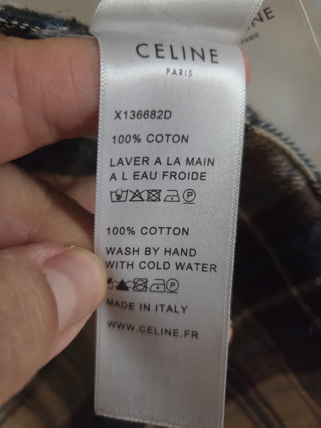 셀린느 플란넬 셔츠 상품이미지4