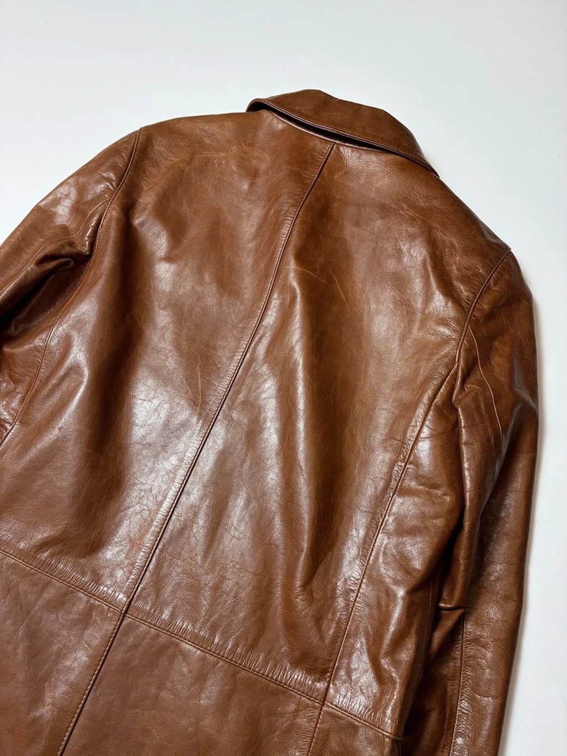 Selected 00's 양가죽 트렌치 코트 PN8937 상품이미지6