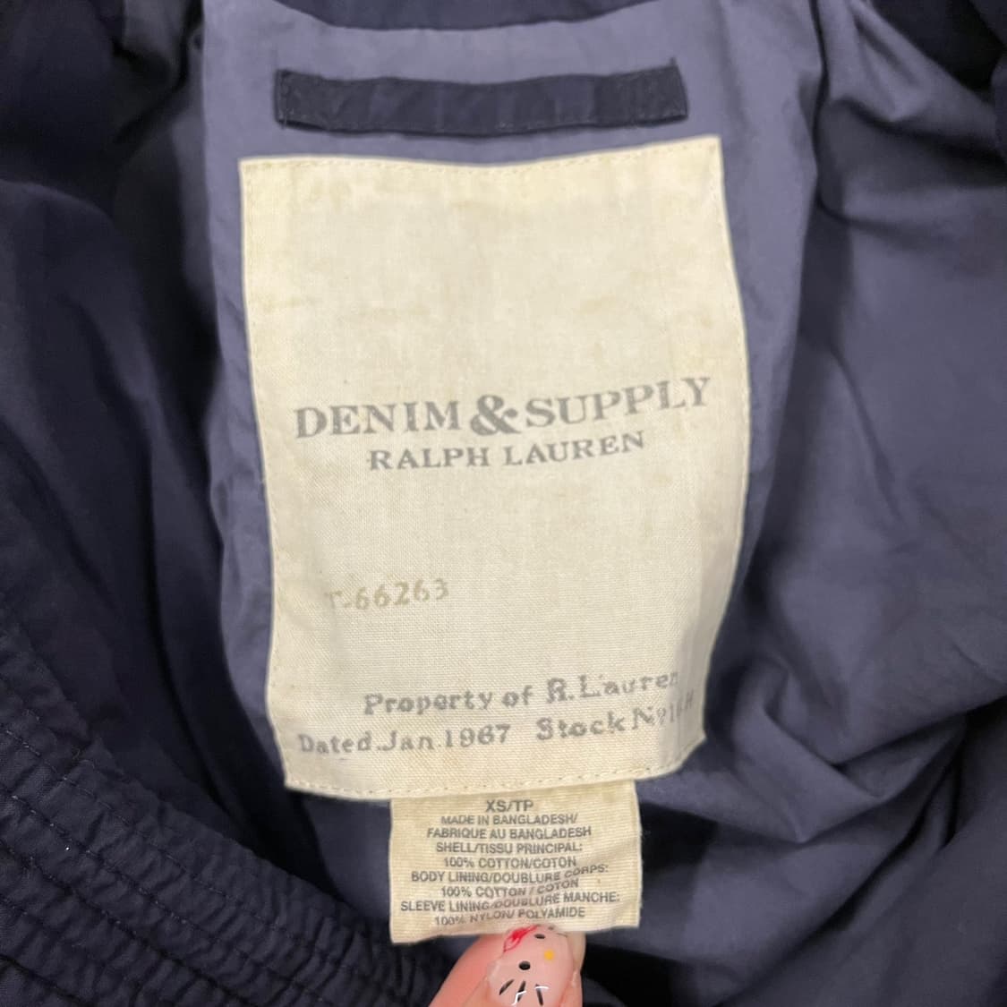 [정품/XS] 데님앤서플라이 랄프로렌 덕다운패딩 b14 상품이미지6