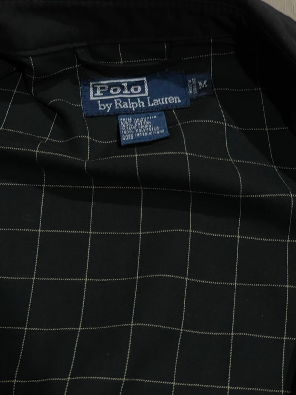 폴로 랄프로렌 블랙 블루종 자켓  상품이미지3
