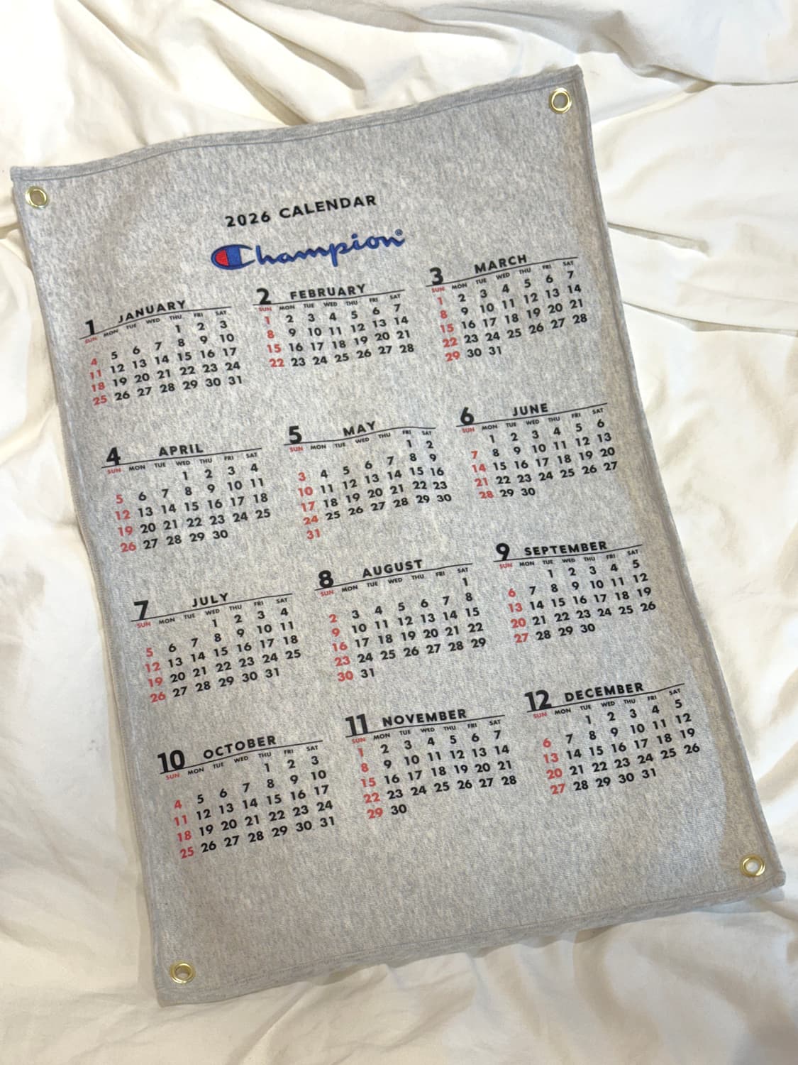 챔피온 캘린더 상품이미지1