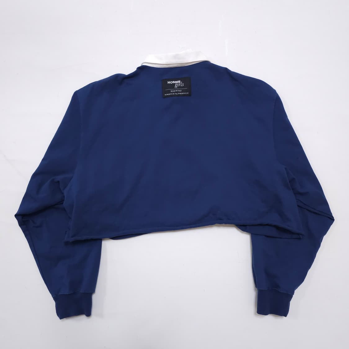 옴므걸스 크롭 코튼 럭비셔츠 상품이미지5