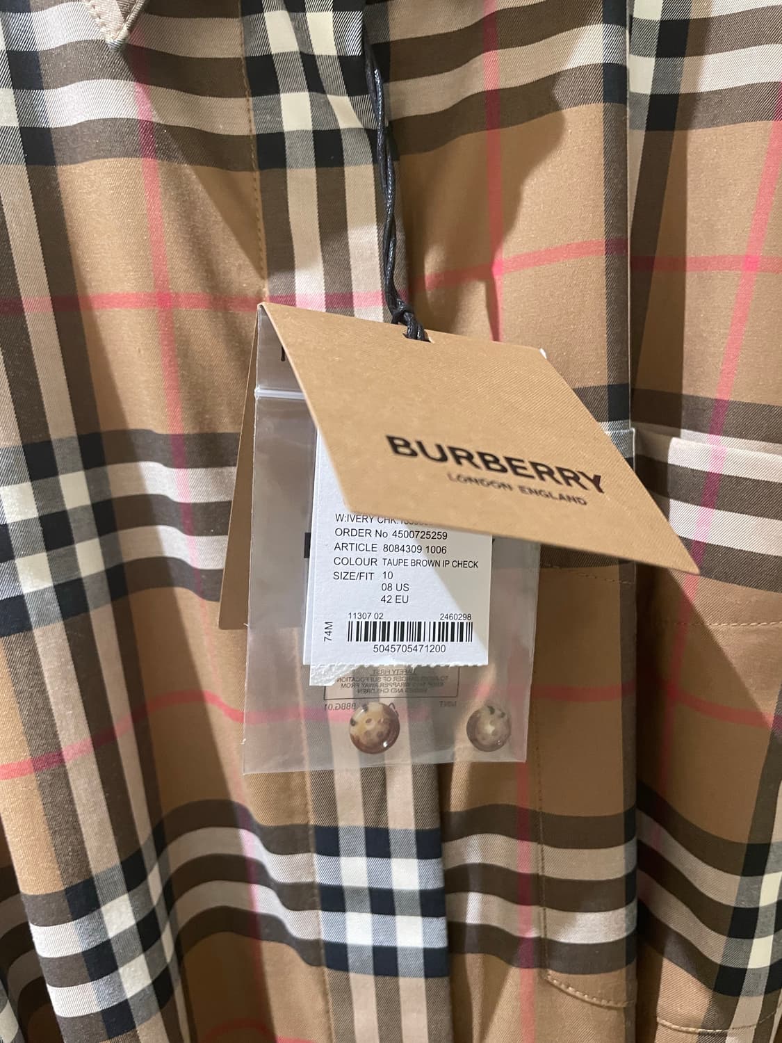 버버리 롱 원피스 상품이미지4