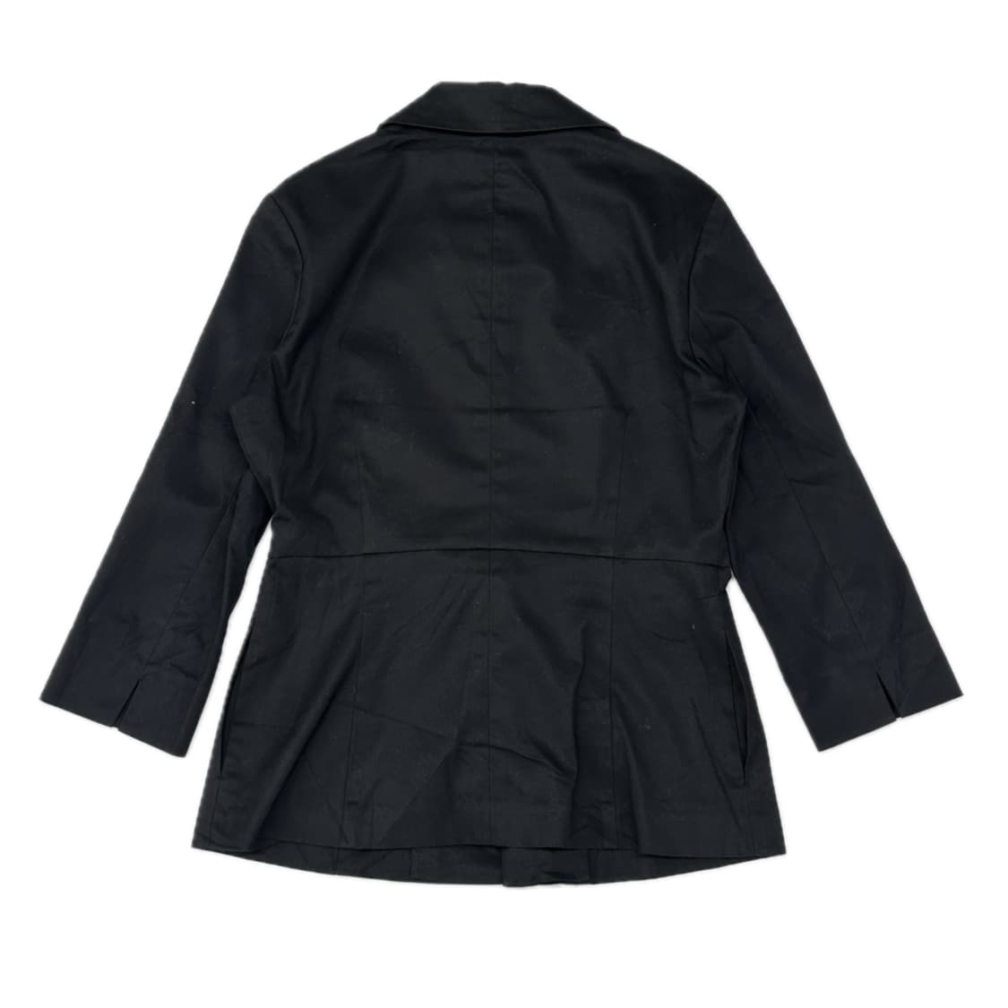 지뢰계 고스로리 공겜여주 라인 네이비 7부 자켓 블레이저 카라 상품이미지3