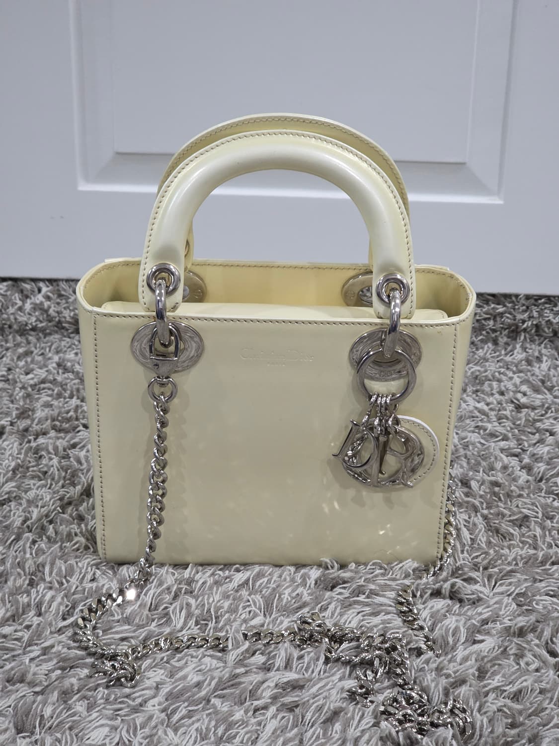 디올 레이디디올 레이디백 미니 애나멜 은장 상품이미지1