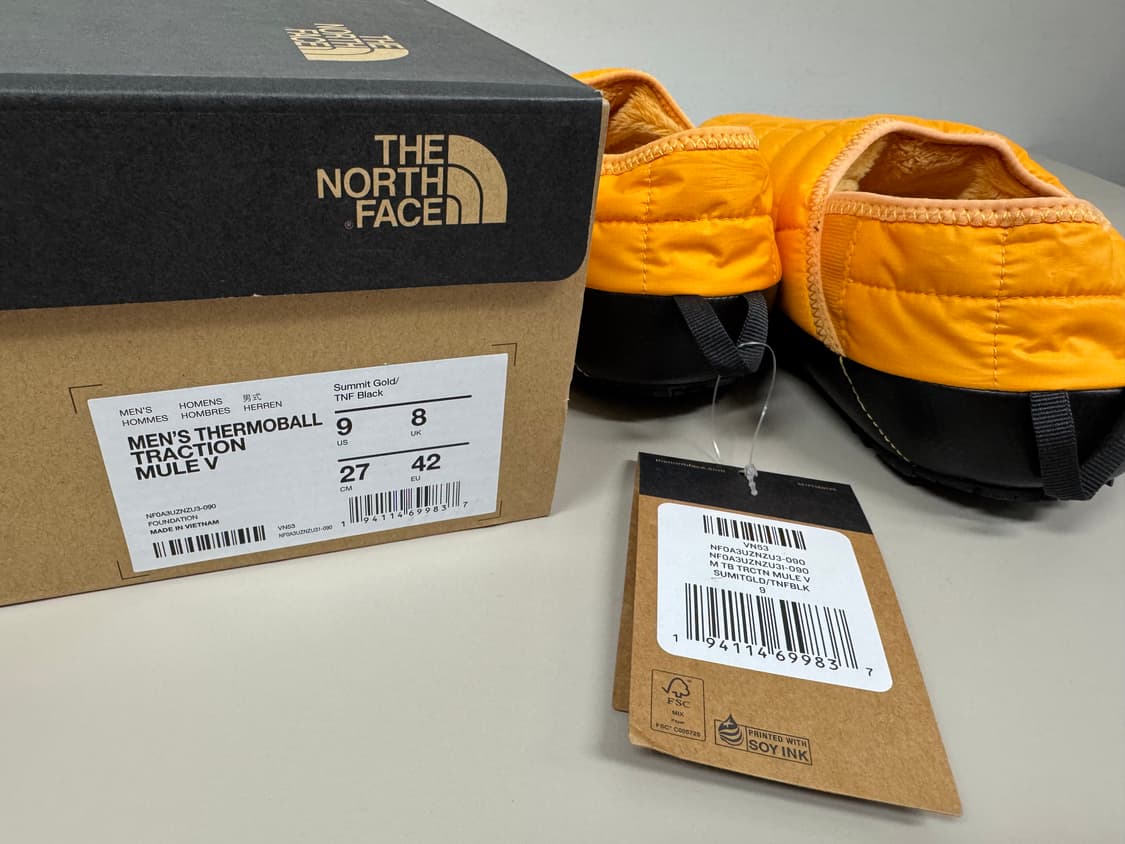 [270]노스페이스 써모볼 트랙션 뮬 서밋골드 노랑 옐로우 상품이미지4