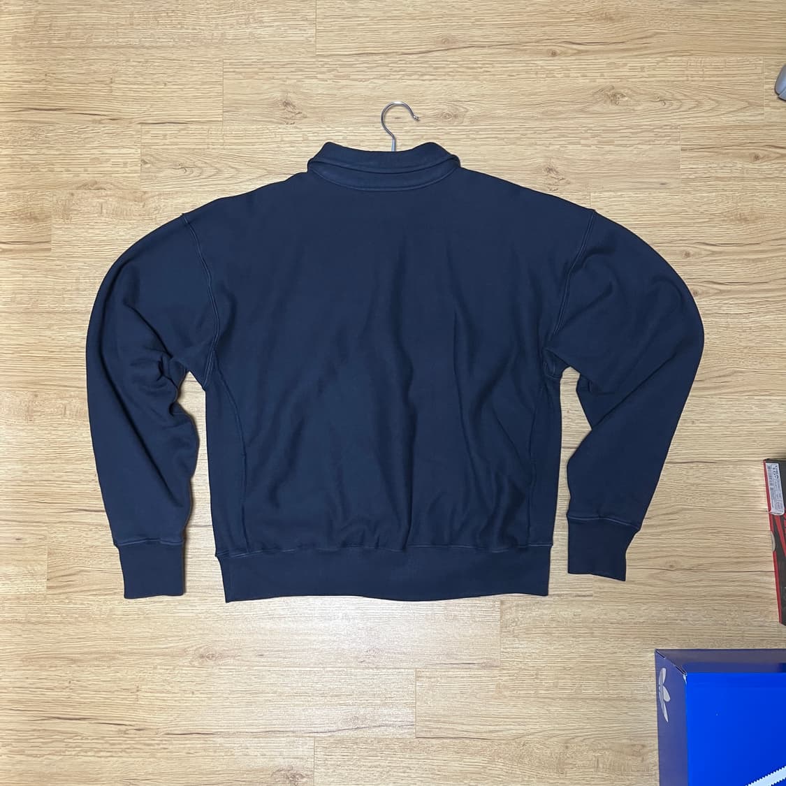 로컬스온리 하프집업 네이비 상품이미지3