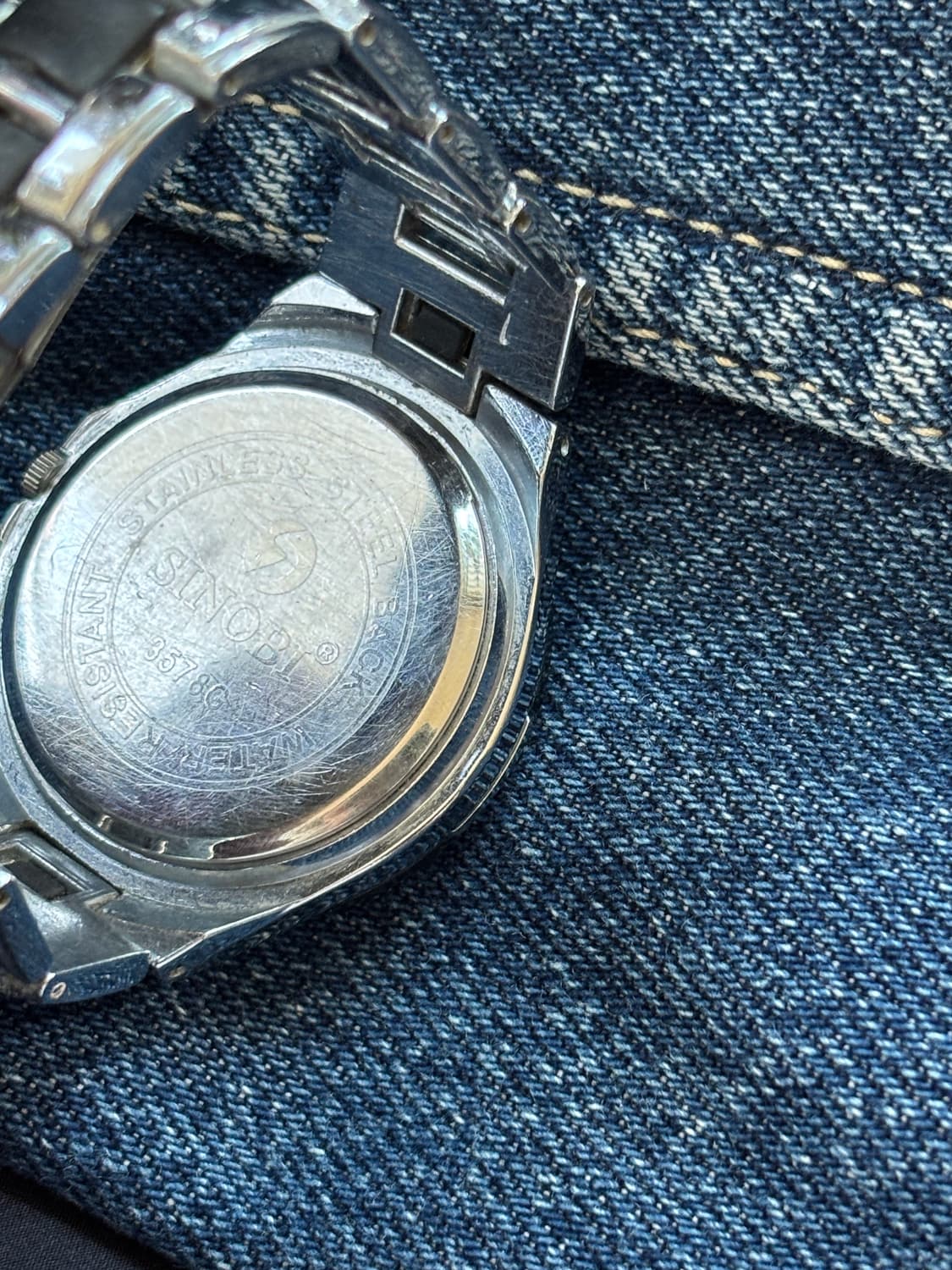vintage sinobi metal watch steel 상품이미지5
