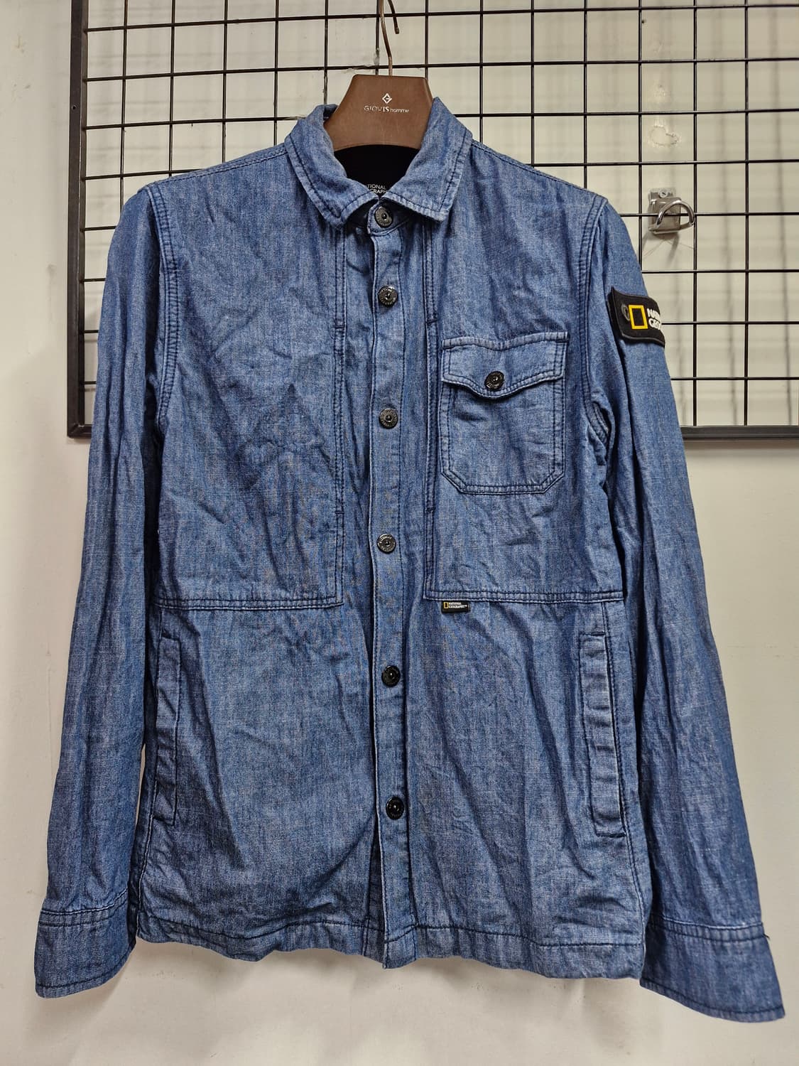 95M 내셔널지오그래픽 머크랍스 데님 셔츠  상품이미지1